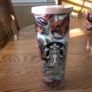 Starbucks floral tumbler